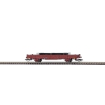Busch 31515 - TT - Flachwagen Stahlplatten, DR, Ep. IV